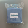 Niebieskie chusteczki z celulozy o gramaturze 68 g / m2
